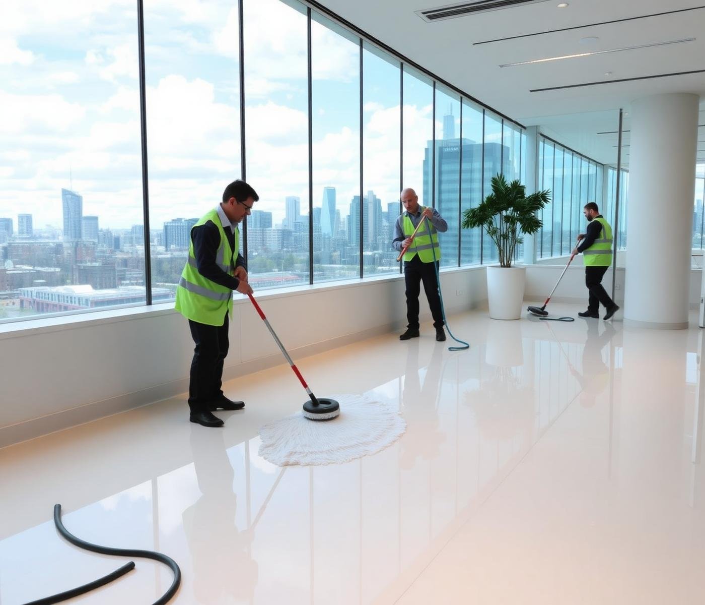 INC Cleaning team at work